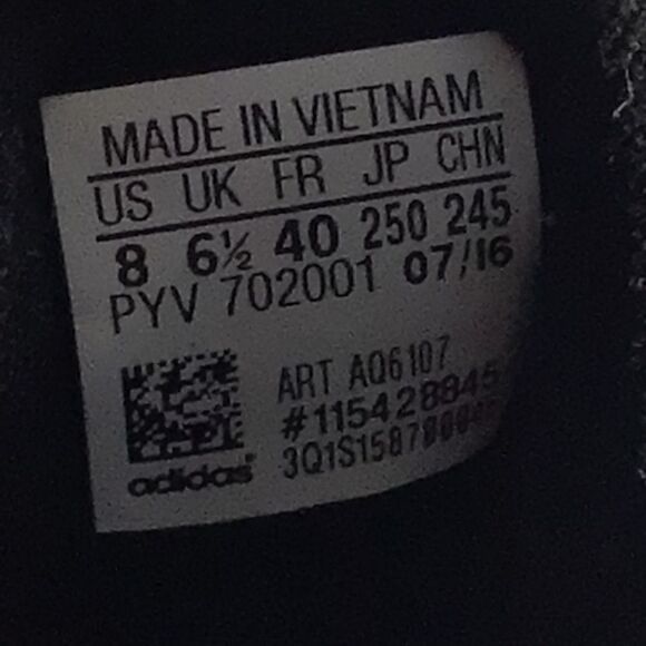 Adidas Response 3 boost womens running shoes sneakers red black size 8 AQ6107 - Picture 8 of 8